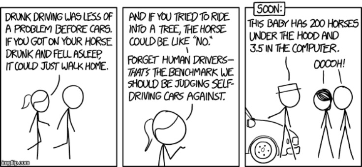 "This car has 240% of a horse's decision-making ability and produces only 30% as much poop." | image tagged in drunk,driving,drunk driving,horses,car,horsepower | made w/ Imgflip meme maker