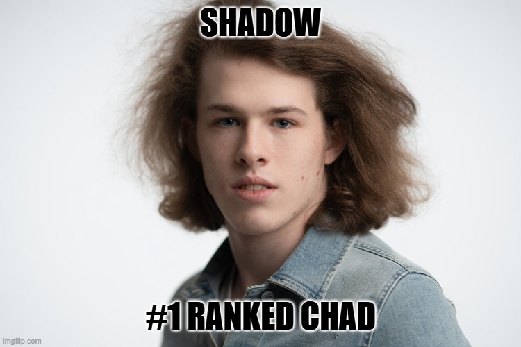 Shadow #1 Ranked Chad | Shadow; #1 ranked Chad | image tagged in liam keel march 8th 2026 ai,chad,looksmaxxing,funny memes,liam keel,famous | made w/ Imgflip meme maker