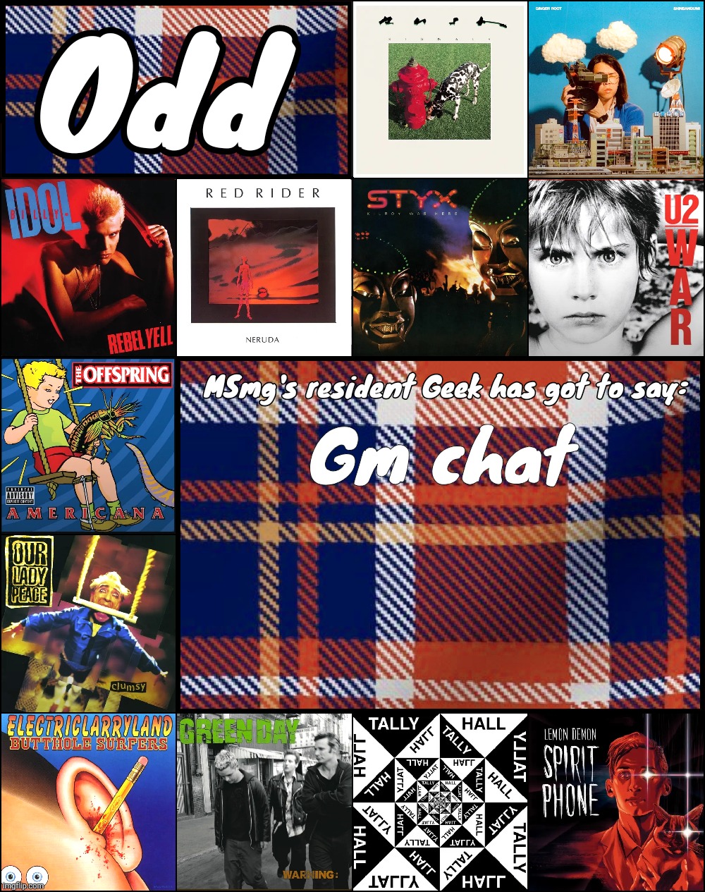 Odd's album announcement template | Gm chat | image tagged in odd's album announcement template | made w/ Imgflip meme maker