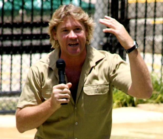 High Quality steve irwin Blank Meme Template