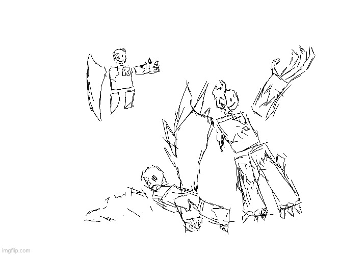 Legacy johns ghost in the bg like “kill that low quality slop” (modsaken upcoming jd redesign plug i guess) | made w/ Imgflip meme maker