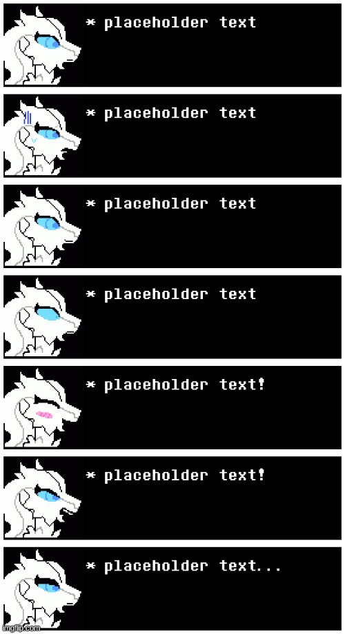 finally got my own text boxes all thanks to Trixies_flowerz | image tagged in undertale,deltarune,reshiram | made w/ Imgflip meme maker