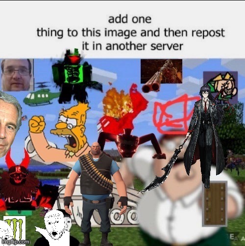 Repost this | image tagged in add another thing,in another server | made w/ Imgflip meme maker