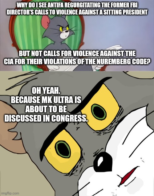 Why do I see ANTIFA regurgitating the former FBI director's calls to violence against a sitting president But not calls for violence against | image tagged in tom newspaper hd,memes,unsettled tom | made w/ Imgflip meme maker