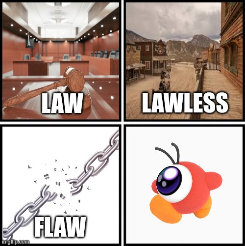 Law Lawless Flaw Flawless Meme | image tagged in law lawless flaw flawless meme | made w/ Imgflip meme maker