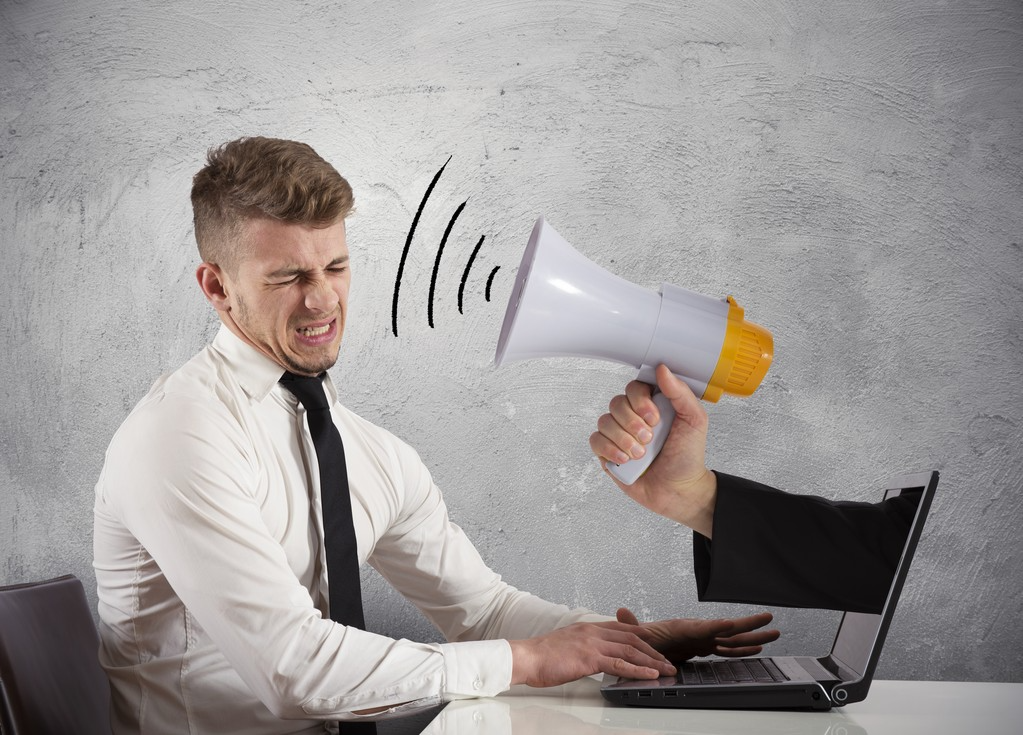 screen yelling bullhorn Blank Meme Template