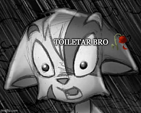 Mace Horrified | toiletar bro | image tagged in mace horrified | made w/ Imgflip meme maker