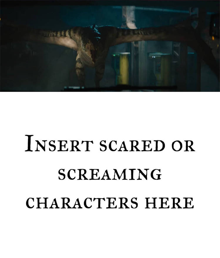 Mutadon scares who (Blank meme Blank Meme Template