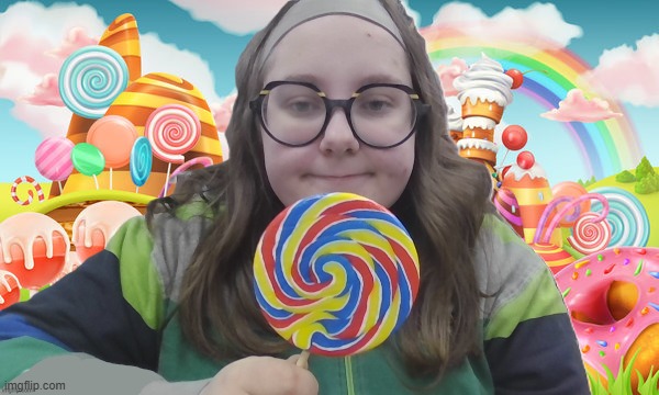I WENT TO THE DOLLAR STORE FOR LUNCH AND I GOT A COMEDICALLY LARGE LOLLIPOP!1!1!! | made w/ Imgflip meme maker