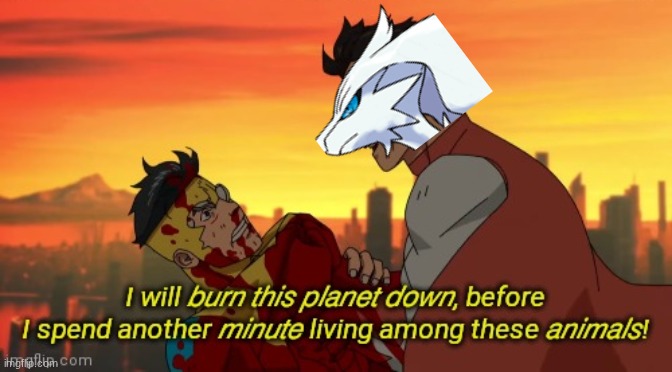 reshiram I will burn this planet down Blank Meme Template