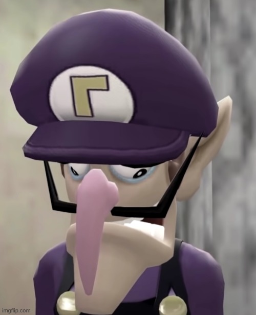 Sad Waluigi | image tagged in sad waluigi | made w/ Imgflip meme maker