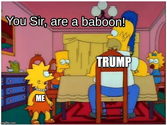 If I ever met him face to face | Trump; Me | made w/ Imgflip meme maker