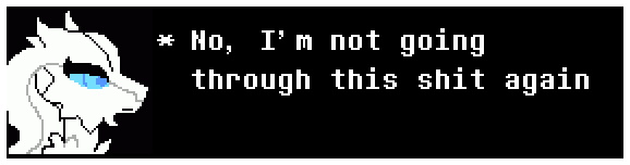 no, I'm not going through this shit again Blank Meme Template