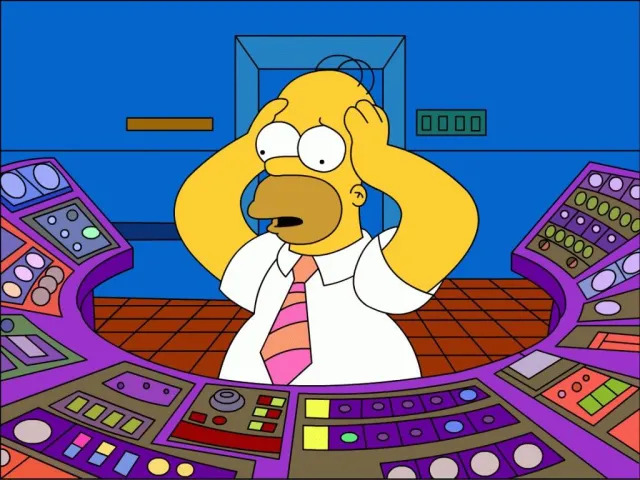 Homer Too many Choices Blank Meme Template