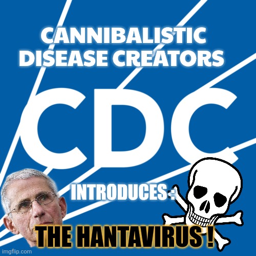 Hantavirus meme | Cannibalistic Disease Creators; introduces :; The Hantavirus ! | image tagged in unnamed png | made w/ Imgflip meme maker