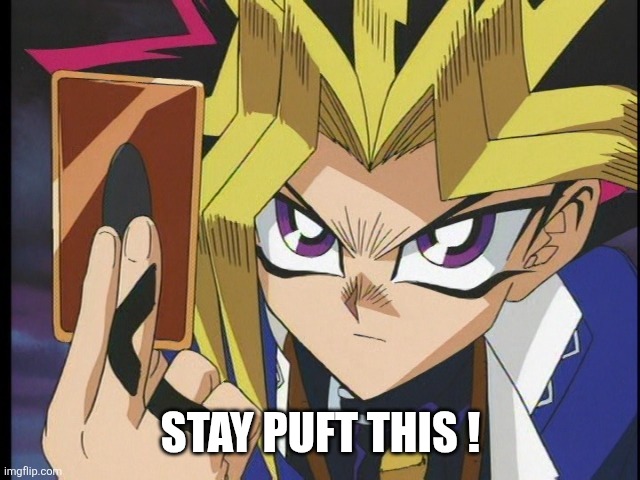 Stay Puft | Stay puft this ! | image tagged in yugioh card,ghostbusters,stay puft | made w/ Imgflip meme maker