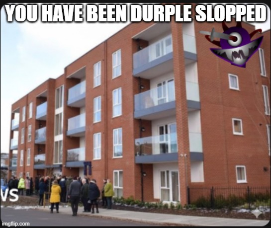 you have been durple slopped | You have been durple slopped | image tagged in sprunki,cursed image | made w/ Imgflip meme maker