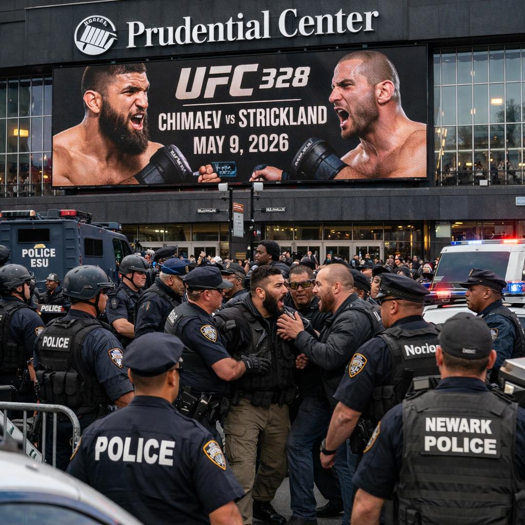 Khamzat Chimaev-Sean Strickland UFC 328 Blank Meme Template