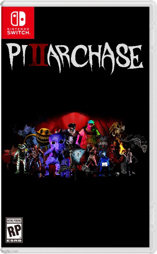 If Pillar Chase 2 was on Nintendo Switch | image tagged in nintendo switch cartridge case,roblox,pillar chase 2 | made w/ Imgflip meme maker