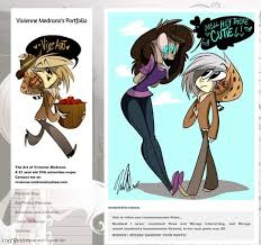 remember that one time vivziepop made a pedophile oc | made w/ Imgflip meme maker