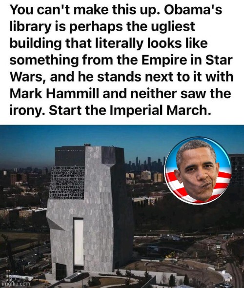 The Empire Strikes Back | image tagged in img 45 jpeg,obama,star wars,evil,empire | made w/ Imgflip meme maker