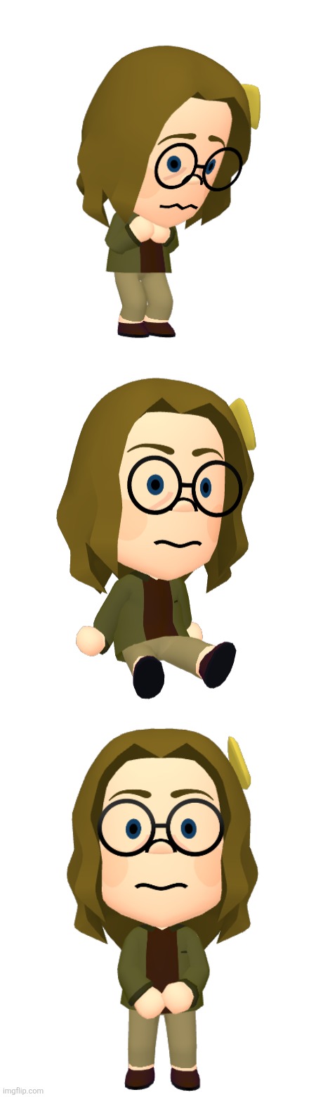 Heh i edited my mii a little bit to make it look more like me. Reminds me of how I draw myself lowk | made w/ Imgflip meme maker