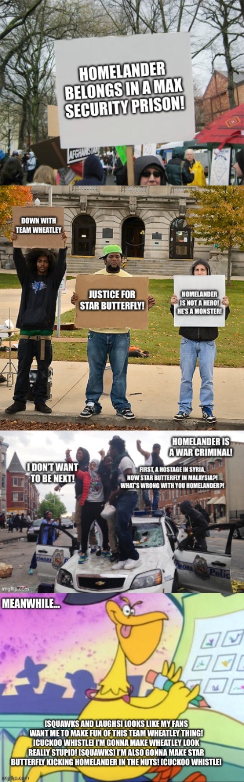 During the Anti-Team Wheatley Protests, Sketch Lampoon is about to make fun of Team Wheatley (March 31, 2026) | made w/ Imgflip meme maker