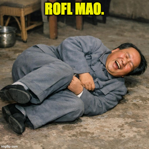 ROFL MAO (according to AI). | ROFL MAO. | image tagged in memes,roflmao | made w/ Imgflip meme maker