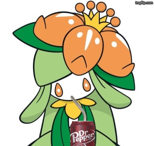 Dr. Pepper Lilly | image tagged in dr pepper lilly | made w/ Imgflip meme maker