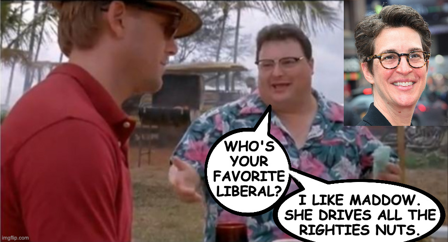 Who do you guys like? | who's
your
favorite
liberal? i like maddow.
she drives all the
righties nuts. | image tagged in memes,maddow | made w/ Imgflip meme maker