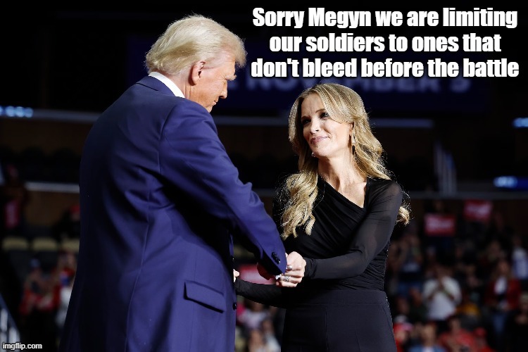 Megyn Ditches Conservatism | image tagged in megyn kelly ear bleeder meme | made w/ Imgflip meme maker