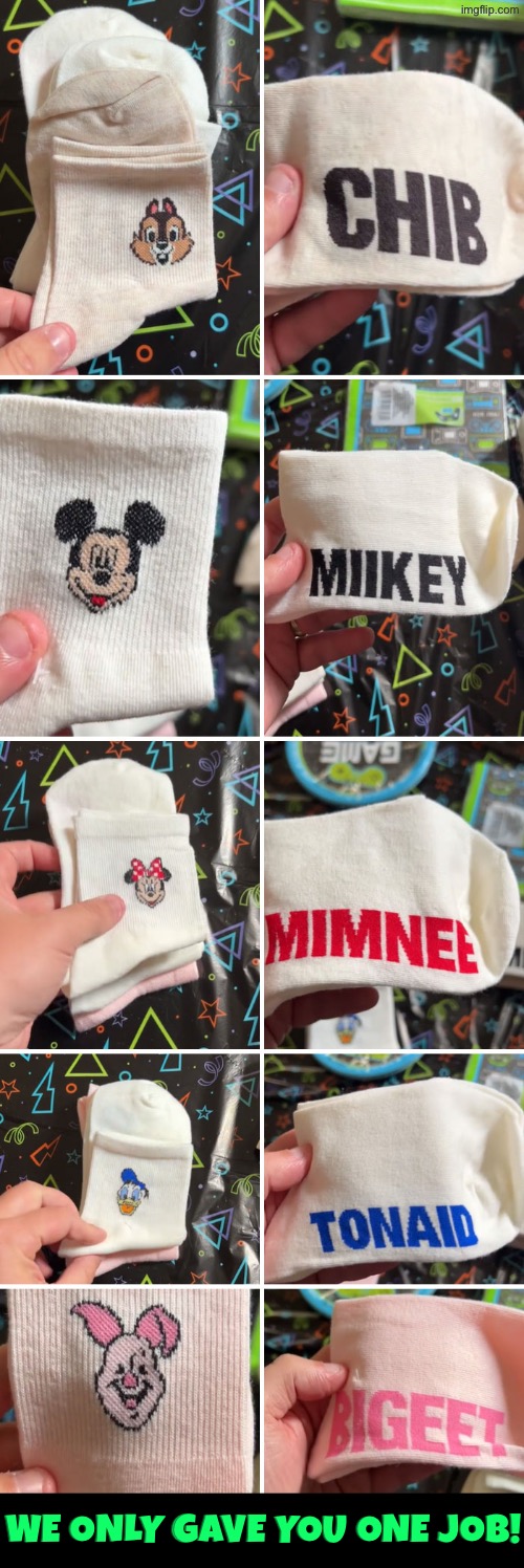 This is ridiculous mistakes | We only gave you one job! | image tagged in you had one job,ridiculous,duhhh dumbass,do you are have stupid,spelling error,design fails | made w/ Imgflip meme maker