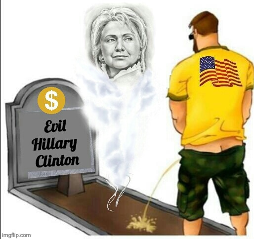 Patriot pays respects to Hillary Blank Meme Template