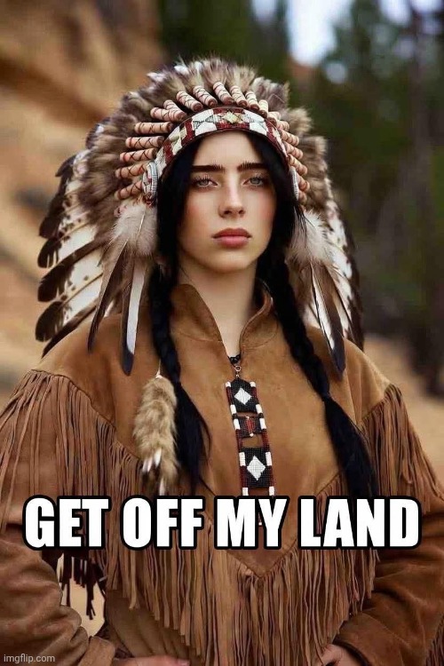 Billie Eilish Indian drag | image tagged in billie eilish indian drag | made w/ Imgflip meme maker