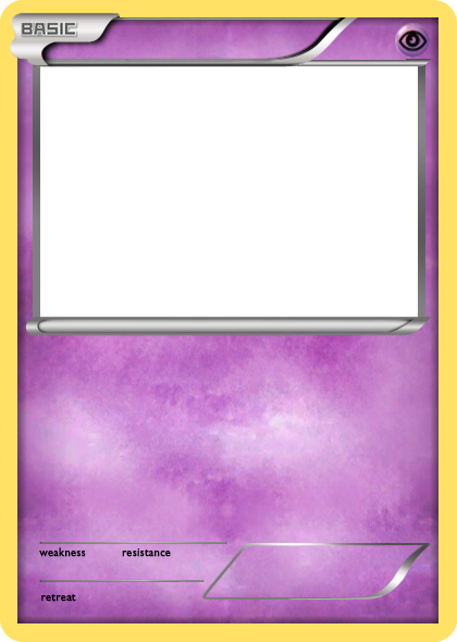 pokemon card psychic Blank Meme Template