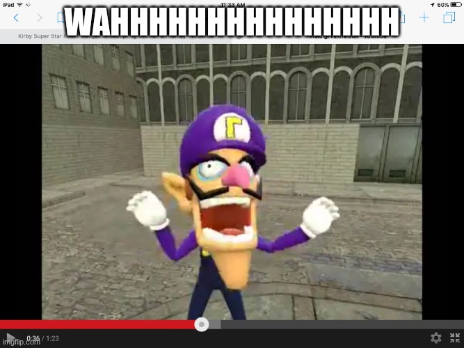 Waluigi | WAHHHHHHHHHHHHHHH | image tagged in waluigi | made w/ Imgflip meme maker