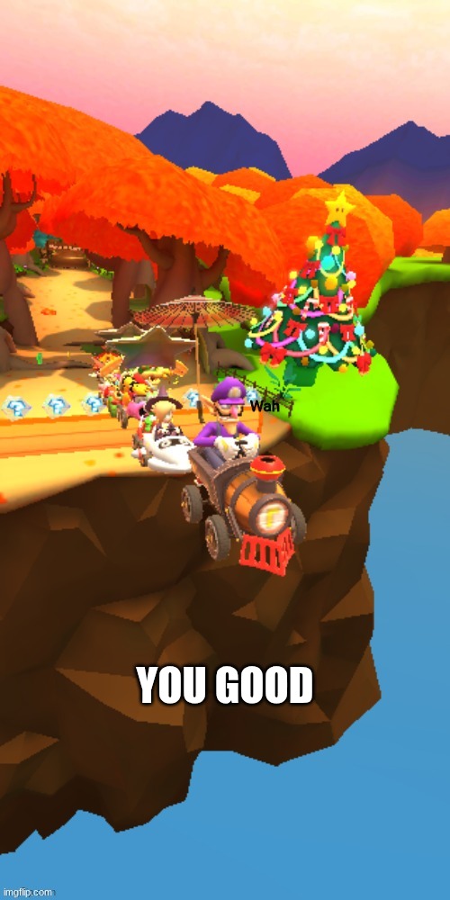 Waluigi and the gang | you good | image tagged in waluigi and the gang | made w/ Imgflip meme maker