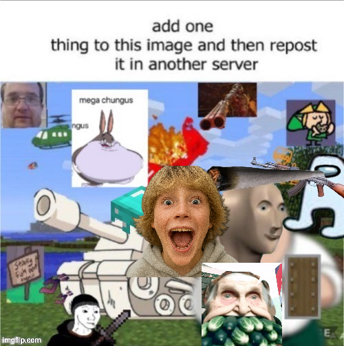 Title | image tagged in add one thing,remix | made w/ Imgflip meme maker