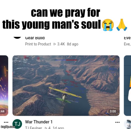 Poor thing, I pray for his sanity [Mod Note: Approved] | can we pray for this young man's soul😭🙏 | image tagged in screenshot 2026-05-08 8 04 44 am png | made w/ Imgflip meme maker