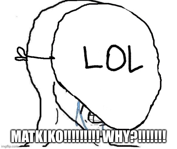 Calling out MatkikoTheNiceHater for mocking me | MATKIKO!!!!!!!!! WHY?!!!!!!! | image tagged in why can't you just be normal,deviantart,help me,cyberbullying,call out,bad user | made w/ Imgflip meme maker