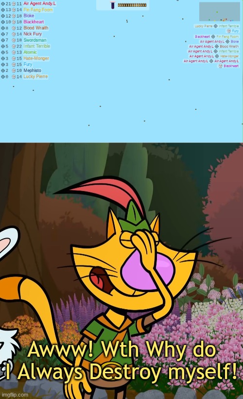I'm Almost suck at Bit planes | Awww! Wth Why do I Always Destroy myself! | image tagged in nature cat facepalm,bit planes | made w/ Imgflip meme maker