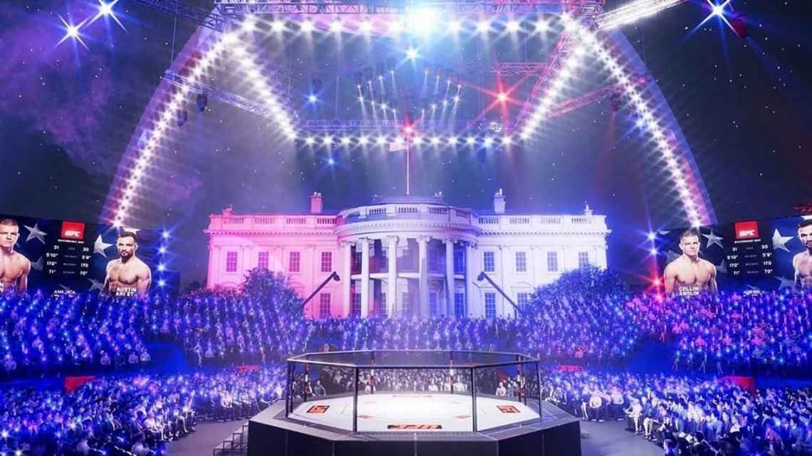 Whitehouse ufc concept Blank Meme Template