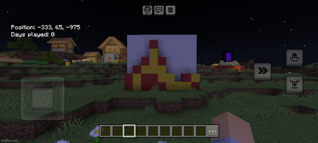 Connect four in Minecraft | image tagged in connect four,minecraft | made w/ Imgflip meme maker