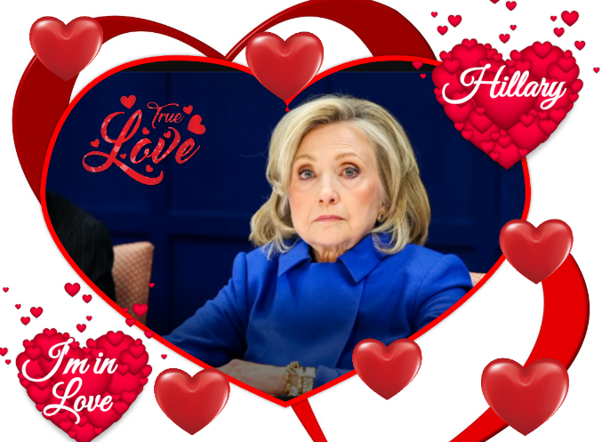 Hillary Clinton I'm in Love Blank Meme Template
