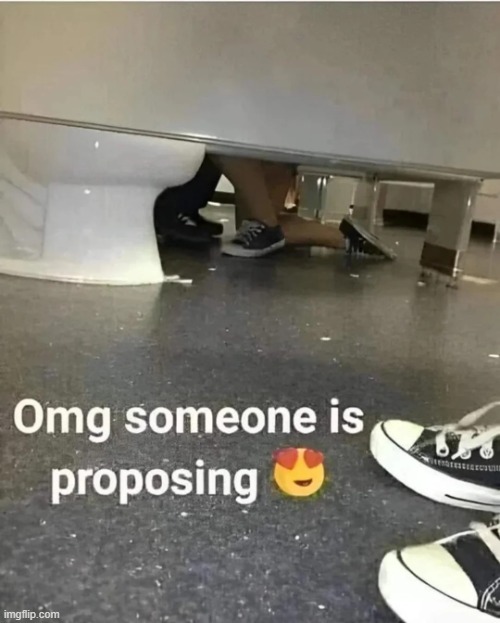 "Proposing" | image tagged in sex jokes | made w/ Imgflip meme maker