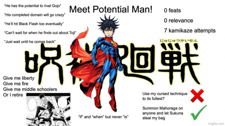 Potential Man | image tagged in potential man | made w/ Imgflip meme maker