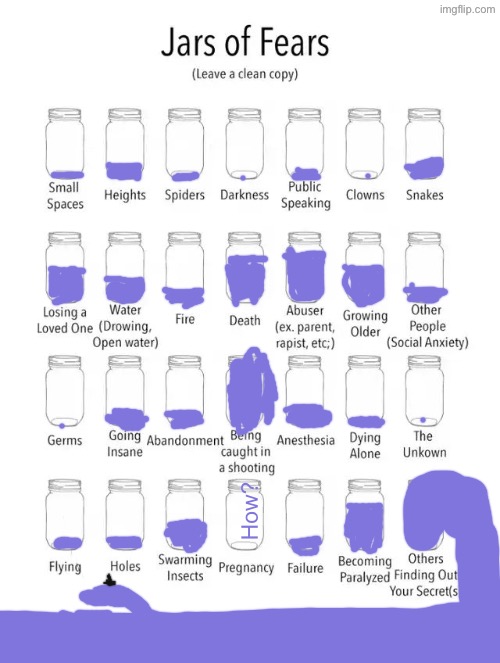Did this (might be very late) | How? | image tagged in jar of fears clear version | made w/ Imgflip meme maker
