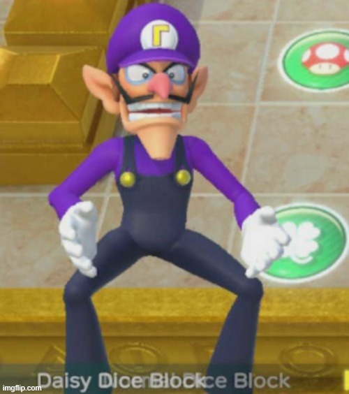 Waluigi Holding Something | image tagged in waluigi holding something | made w/ Imgflip meme maker