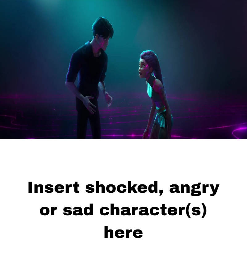 Who reacts to breakup ? Blank Meme Template