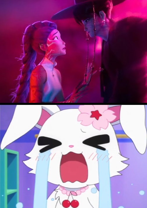 who reacts to villain's defeat ? Blank Meme Template